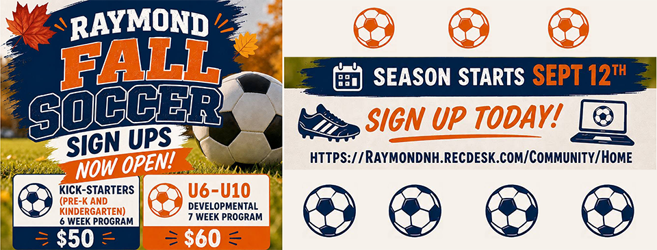 Fall Soccer Sign-Ups Open